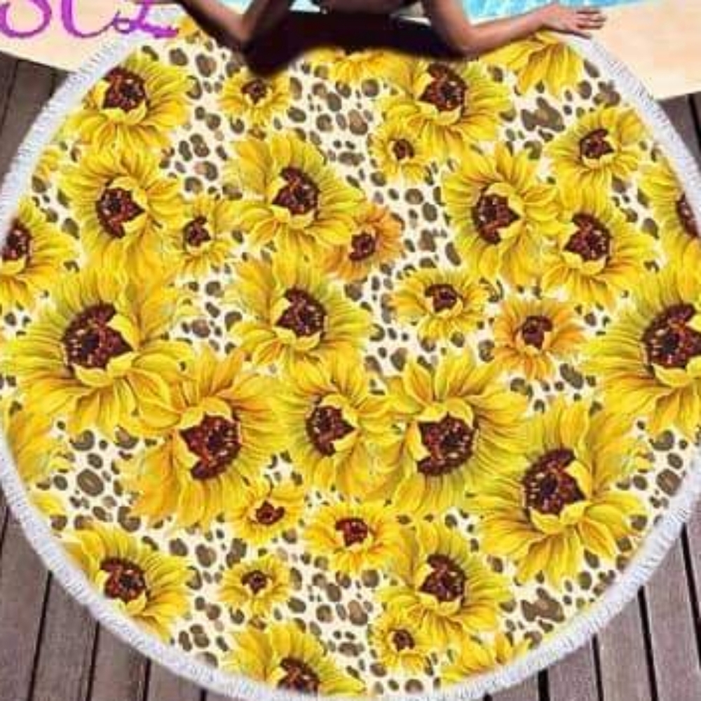 Beach throws towels sunflower 🌻